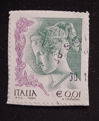 Set 9 francobolli Italia Arte