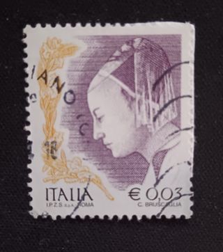 Set 9 francobolli Italia Arte