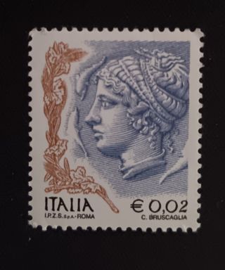 Set 9 francobolli Italia Arte