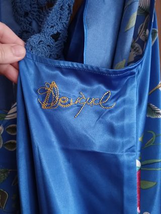 Camiseta tirantes crochet Desigual