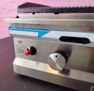 ♨️ RX - Plancha Hierro Ranurada [30 cm] Gas