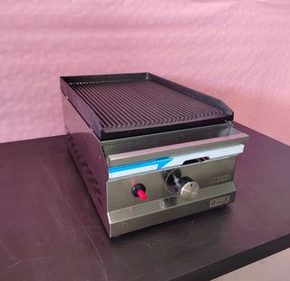 ♨️ RX - Plancha Hierro Ranurada [30 cm] Gas