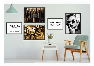 Pack 6 pósters great art moda