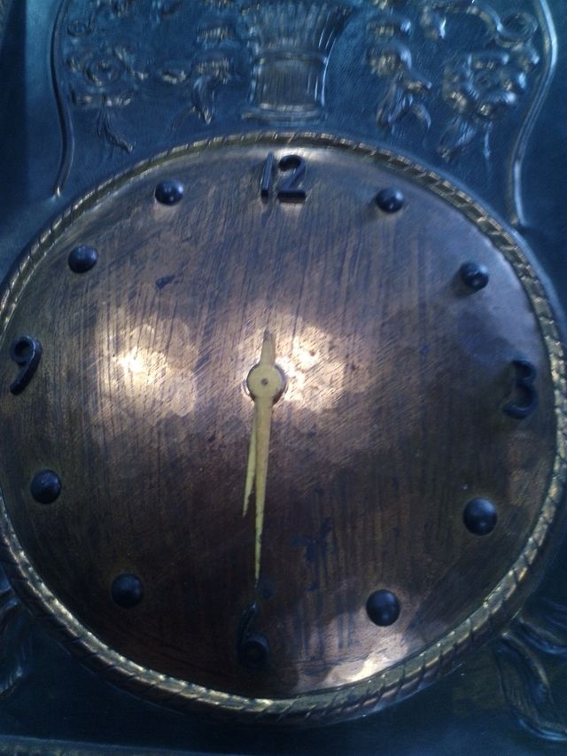 Orologio da parete in rame vintage artigianale