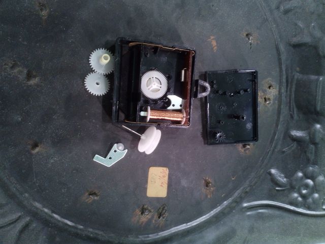 Orologio da parete in rame vintage artigianale