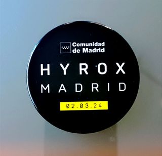 HYROX FINISHER MADRID CHAPA 