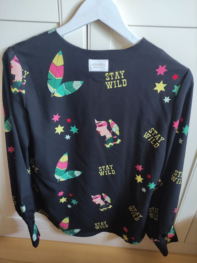 Blusa estampado de Aire Retro