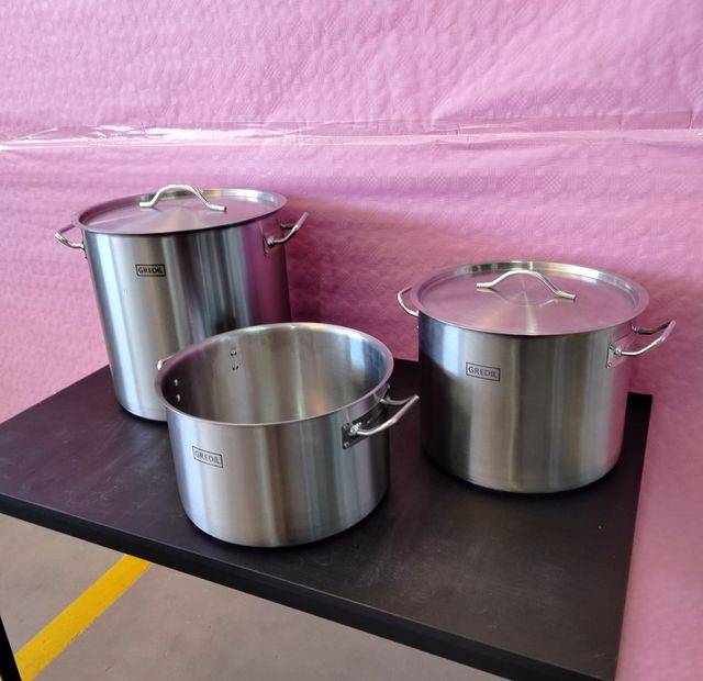 ♨️ RX - Ollas rectas de acero. Varios tamaños