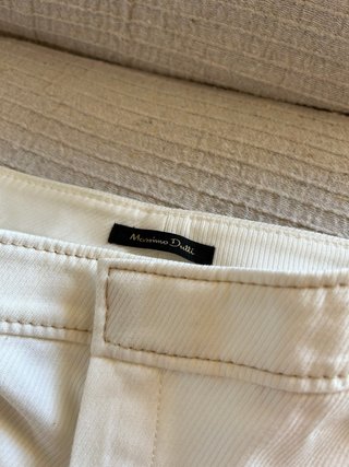 Pantalon traje crudo Massimo Dutti