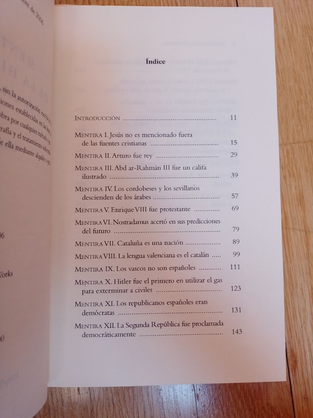 Mentiras de la Historia... De uso común