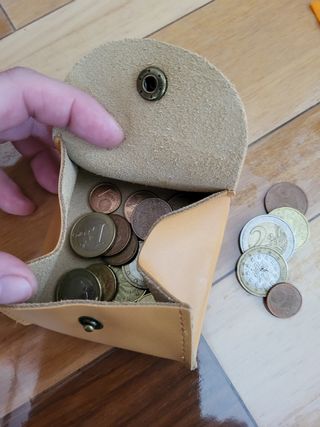 Monedero piel