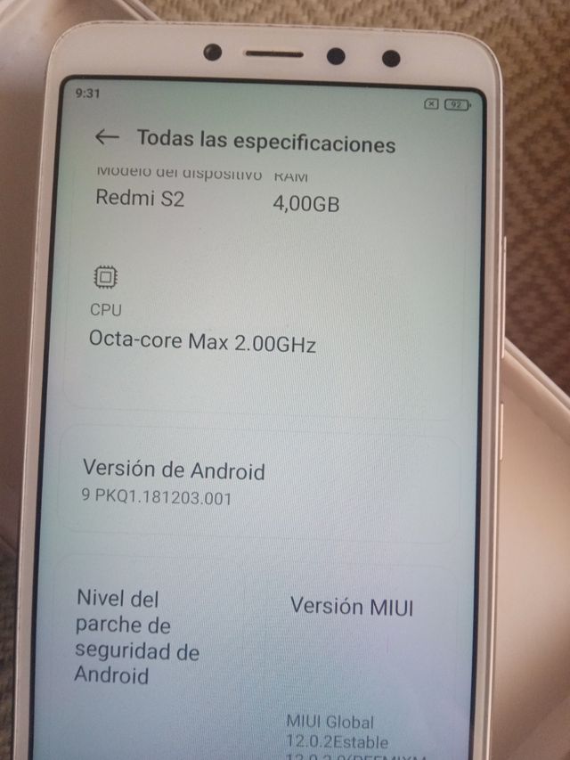 XIAOMI REDMI S2 4GB 64 RAM AMPLIABLE
