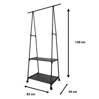 Perchero Majestic Negro Burro 158x82x44 Cm NUEVO!!