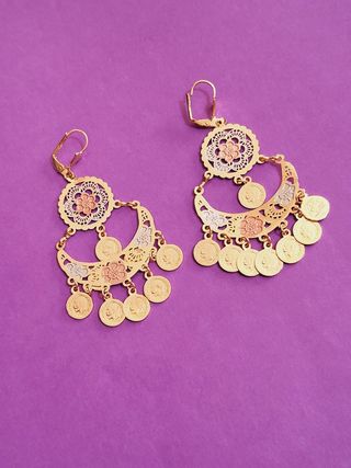 Pendientes de Oro laminado 