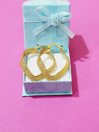 Pendientes de Oro laminado 