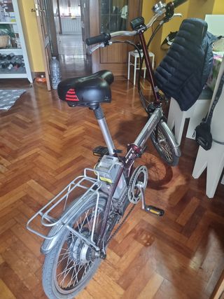 Bicicleta plegable eléctrica 