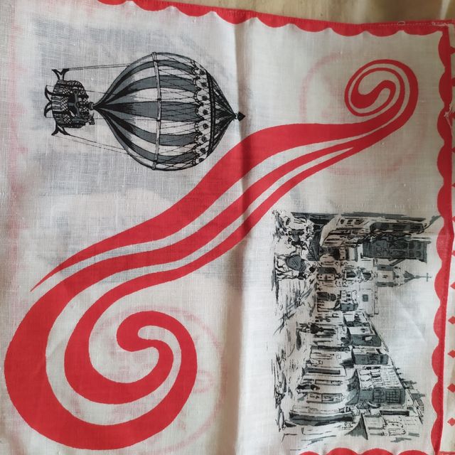 Pañuelos antiguos ,pintados