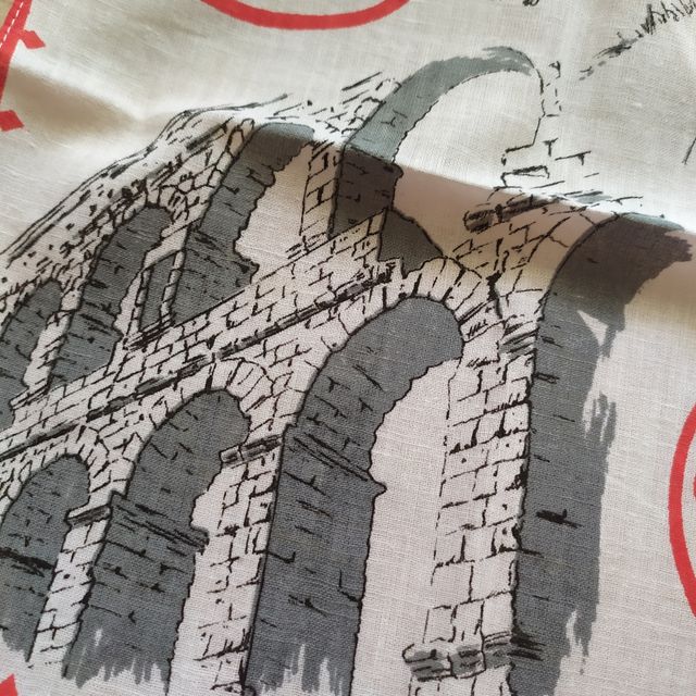 Pañuelos antiguos ,pintados
