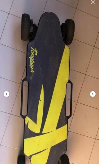 Patin tipo longboard electrico
