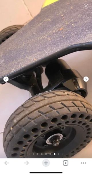 Patin tipo longboard electrico