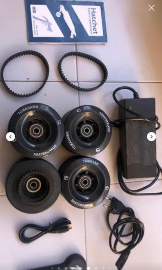 Patin tipo longboard electrico