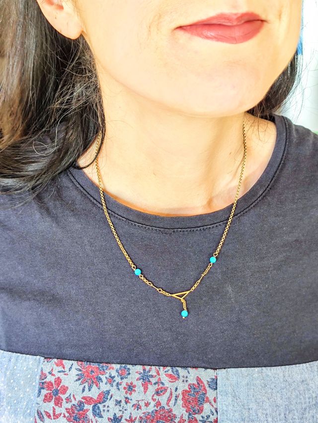 collana Unoaerre argento 925 doarata