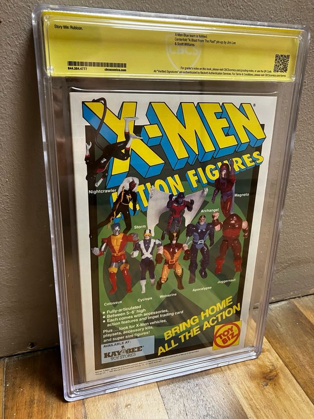 Cbcs 9.8 Jim lee xmen año 1991 firmado  cgc