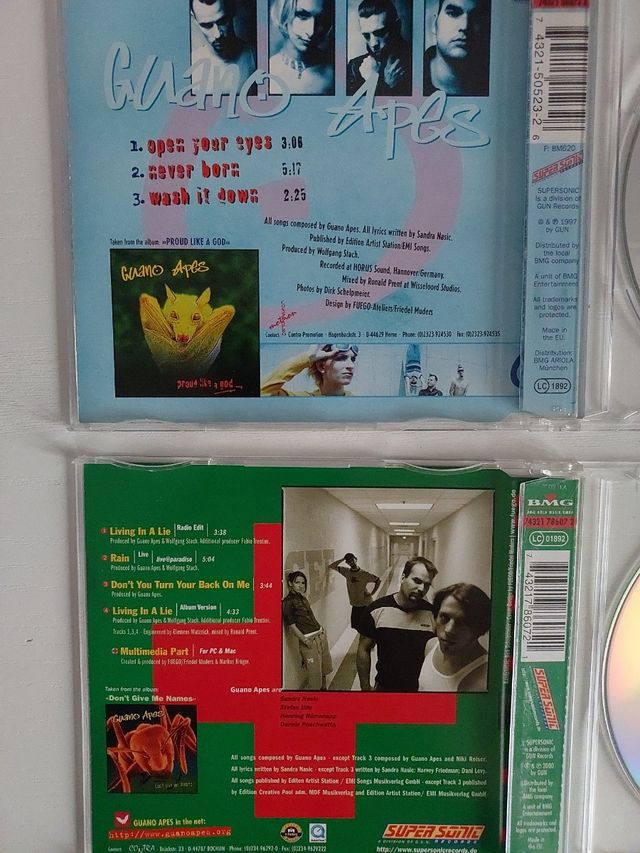 Guano Apes lotto 2 cd singoli