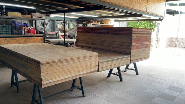 Tableros contrachapados laminados