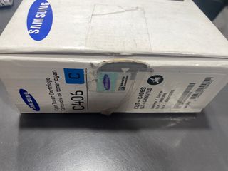TONER SAMSUNG EN CAJA ORIGINAL CYAN CLT-C406S