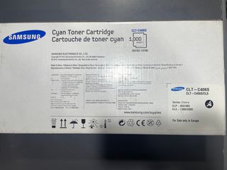 TONER SAMSUNG EN CAJA ORIGINAL CYAN CLT-C406S