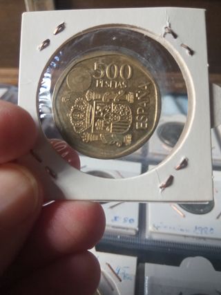 MONEDON DE 500 PTS AÑO 1993