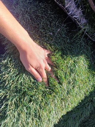Césped artificial reciclado ♻️