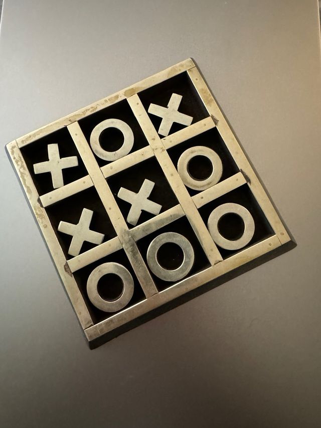 Juego decorativo Tres en Raya