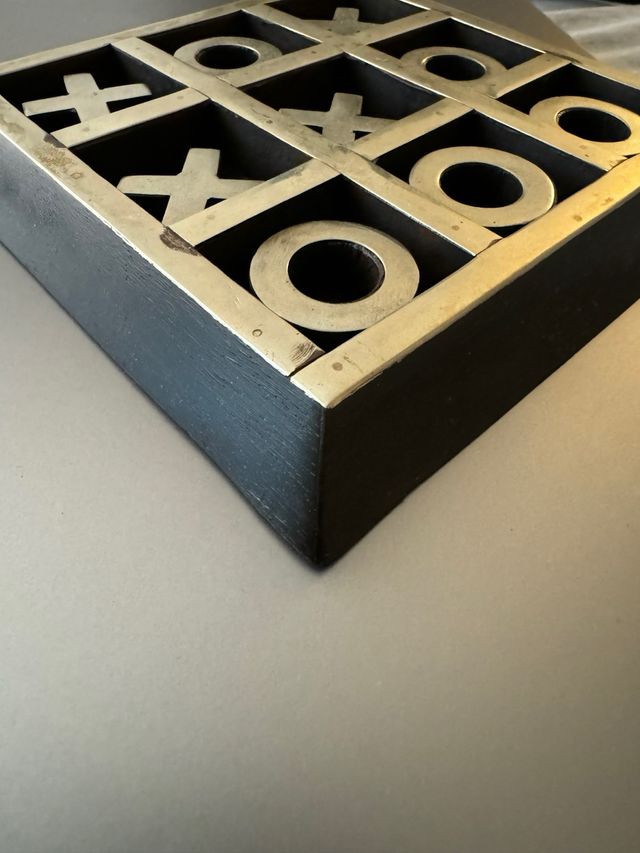 Juego decorativo Tres en Raya