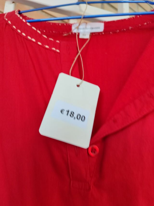 Vestido rojo Carmen Estébanez