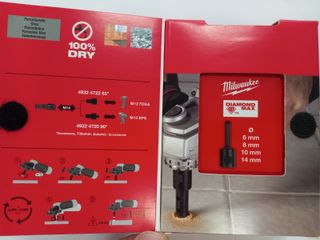 JUEGO BROCAS MILWAUKEE DIAMOND 4 PIEZAS