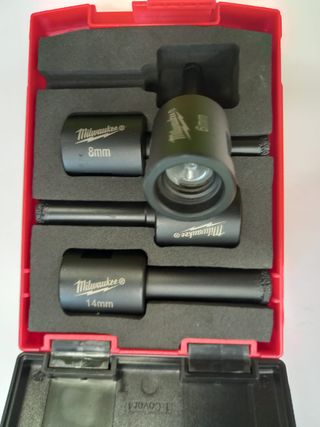 JUEGO BROCAS MILWAUKEE DIAMOND 4 PIEZAS