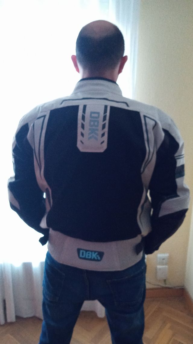 Cazadora moto caballero