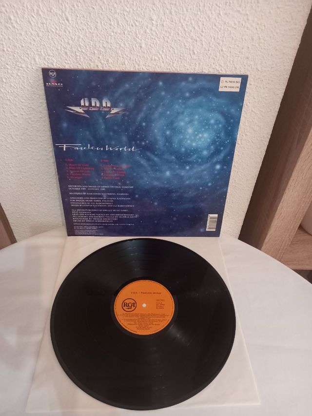 U.D.O. - Faceless World. 1990. Lp