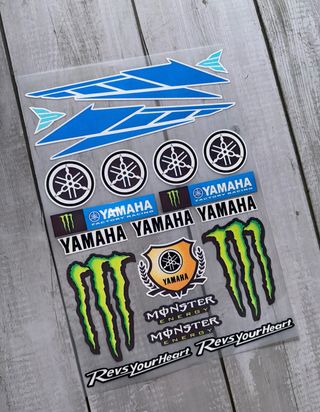 KIT PEGATINAS VINILO YAMAHA MOTO TMAX NMAX MT06 R6
