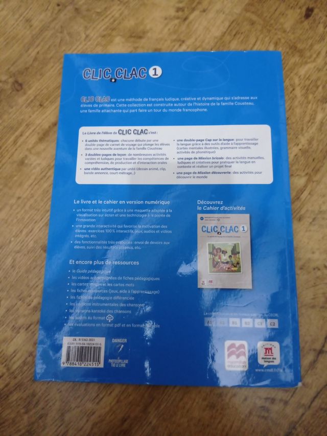 LIBRO DE FRANCES. CLIC CLAC 1
