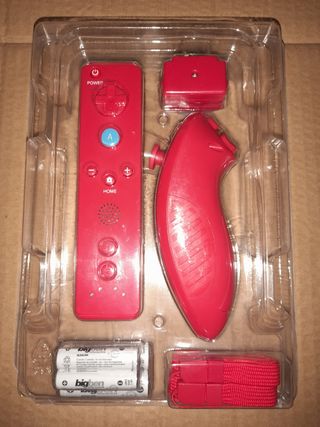 NUEVO WII-U"Mando+Nunchuck+pilas+correas 