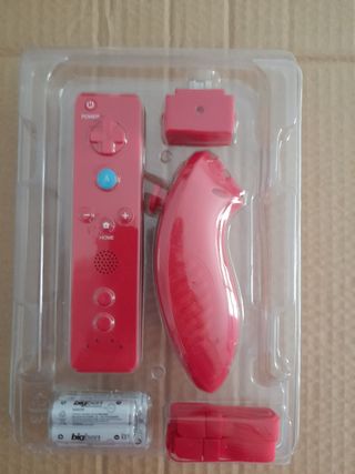 NUEVO WII-U"Mando+Nunchuck+pilas+correas 