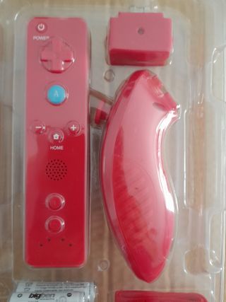 NUEVO WII-U"Mando+Nunchuck+pilas+correas 