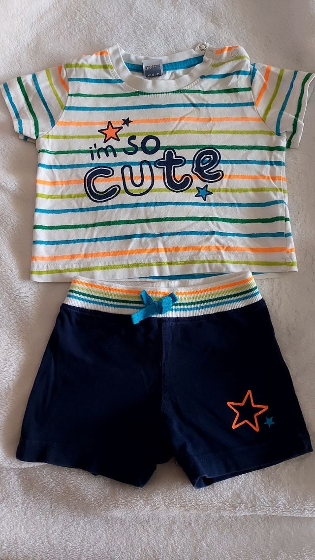 Cuatro conjuntos de bebe para verano