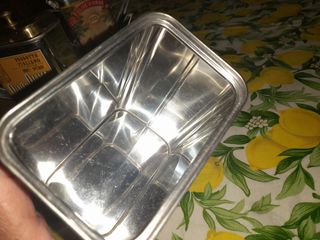 Lotto 3 contenitori in latta