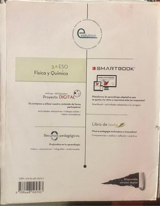 Libro Física y Química 3ESO SMARTBOOK