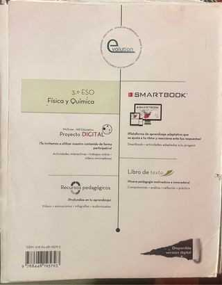 Libro Física y Química 3ESO SMARTBOOK