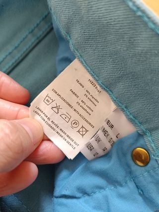 Pantalones celeste Roberto verino